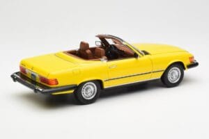 Mercedes 450SL R107 Geel US Version Norev 1:18 183727 Metaal — afbeelding 4 van 9