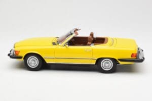 Mercedes 450SL R107 Geel US Version Norev 1:18 183727 Metaal — afbeelding 5 van 9
