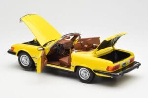 Mercedes 450SL R107 Geel US Version Norev 1:18 183727 Metaal — afbeelding 6 van 9