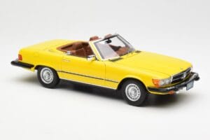 Mercedes 450SL R107 Geel US Version Norev 1:18 183727 Metaal — afbeelding 7 van 9