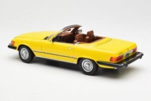Mercedes 450SL R107 Geel US Version Norev 1:18 183727 Metaal — afbeelding 8 van 9