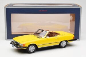 Mercedes 450SL R107 Geel US Version Norev 1:18 183727 Metaal — afbeelding 9 van 9