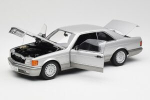 Mercedes 500 SEC C126 Zilver AUTOart 1:18 76212 Metaal — afbeelding 2 van 8