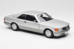 Mercedes 500 SEC C126 Zilver AUTOart 1:18 76212 Metaal — afbeelding 6 van 8