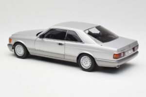 Mercedes 500 SEC C126 Zilver AUTOart 1:18 76212 Metaal — afbeelding 7 van 8