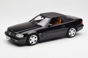 Mercedes SL 500 R129 Zwart Norev 1:18 183750 Metaal — afbeelding 3 van 10