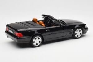 Mercedes SL 500 R129 Zwart Norev 1:18 183750 Metaal — afbeelding 4 van 10