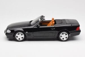 Mercedes SL 500 R129 Zwart Norev 1:18 183750 Metaal — afbeelding 5 van 10