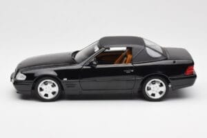 Mercedes SL 500 R129 Zwart Norev 1:18 183750 Metaal — afbeelding 6 van 10