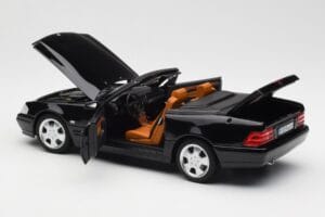 Mercedes SL 500 R129 Zwart Norev 1:18 183750 Metaal — afbeelding 7 van 10