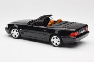 Mercedes SL 500 R129 Zwart Norev 1:18 183750 Metaal — afbeelding 9 van 10