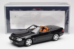 Mercedes SL 500 R129 Zwart Norev 1:18 183750 Metaal — afbeelding 10 van 10