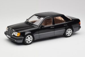 Mercedes 500E W124 Zwart Limited Edition Norev 1:18 183949 Metaal