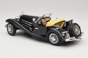 Mercedes 500K Roadster Zwart Bburago 1:18 3020-P2 Metaal — afbeelding 5 van 8
