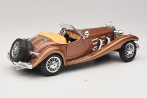 Mercedes 500K Roadster Koper Metallic Bburago 1:18 3020-P1 Metaal — afbeelding 3 van 8