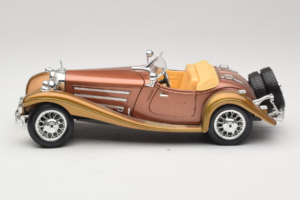 Mercedes 500K Roadster Koper Metallic Bburago 1:18 3020-P1 Metaal — afbeelding 4 van 8