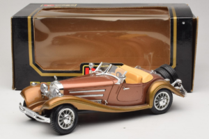 Mercedes 500K Roadster Koper Metallic Bburago 1:18 3020-P1 Metaal — afbeelding 8 van 8