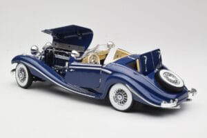 Mercedes 500K Special Roadster Blauw Maisto 1:18 56059 Metaal — afbeelding 5 van 8