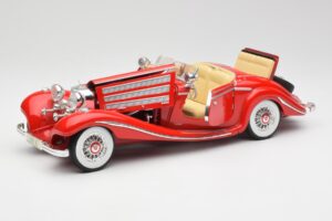 Mercedes 500K Special Roadster Rood Maisto 1:18 56058 Metaal — afbeelding 2 van 8