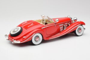 Mercedes 500K Special Roadster Rood Maisto 1:18 56058 Metaal — afbeelding 3 van 8
