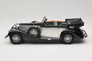 Mercedes 540K Cabriolet Zwart Zilver Cult Models 1:18 CML184-3 Metaal — afbeelding 3 van 6