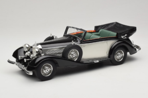 Mercedes 540K Cabriolet Zwart Zilver Cult Models 1:18 CML184-3 Metaal
