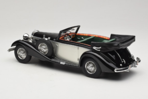 Mercedes 540K Cabriolet Zwart Zilver Cult Models 1:18 CML184-3 Metaal — afbeelding 5 van 6