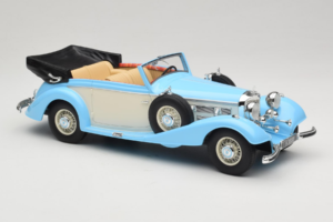 Mercedes 540K Cabriolet Blauw Wit Cult Models 1:18 CML184-2 Metaal — afbeelding 4 van 6