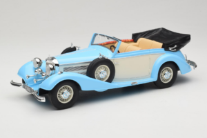 Mercedes 540K Cabriolet Blauw Wit Cult Models 1:18 CML184-2 Metaal