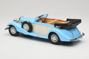 Mercedes 540K Cabriolet Blauw Wit Cult Models 1:18 CML184-2 Metaal — afbeelding 5 van 6