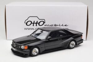 Mercedes 560 SEC W126 Koenig Zwart Otto 1:18 OT1134 Hars — afbeelding 6 van 6