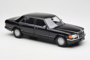 Mercedes 560 SEL W126 Zwart Dealer Editie Norev 1:18 B66040599 Metaal — afbeelding 6 van 8