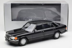 Mercedes 560 SEL W126 Zwart Dealer Editie Norev 1:18 B66040599 Metaal — afbeelding 8 van 8