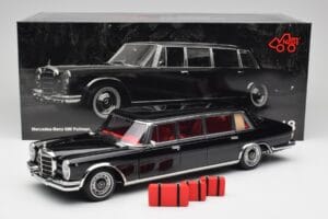 Mercedes 600 Pullman W100 Zwart NZG 1:18 1071/50 Metaal — afbeelding 8 van 8