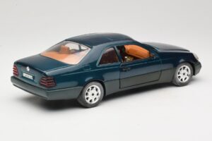 Mercedes 600 SEC C140 Groen Majorette 1:18 4418 Metaal — afbeelding 3 van 8