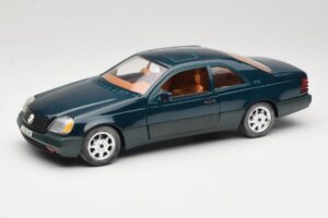 Mercedes 600 SEC C140 Groen Majorette 1:18 4418 Metaal