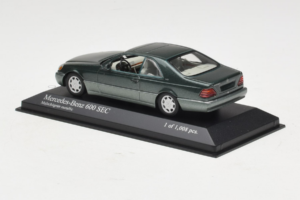 Mercedes 600 SEC W140 Groen Metallic Minichamps 1:43 430032604 Metaal — afbeelding 3 van 4