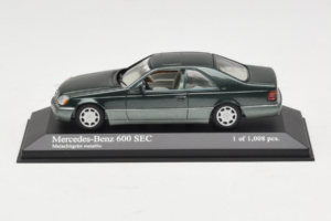 Mercedes 600 SEC W140 Groen Metallic Minichamps 1:43 430032604 Metaal