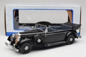 Mercedes 770 W150 Zwart MCG 1:18 MCG18207 Metaal — afbeelding 6 van 6