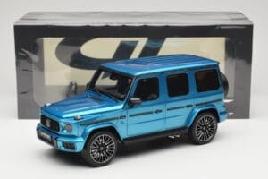 Mercedes AMG G63 W463 Hyper Blue Magno GT Spirit 1:18 GT925 Hars — afbeelding 6 van 6