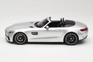 Mercedes AMG GT C Roadster R190 Zilver Norev 1:18 183453 Metaal — afbeelding 3 van 6