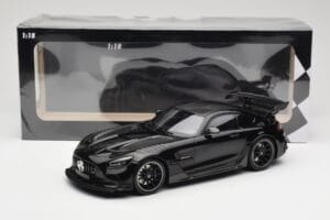 Mercedes AMG GT C190 Black Series Jet Black Metallic Minichamps 1:18 155032024 Metaal — afbeelding 6 van 6