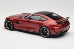 Mercedes AMG GT R C190 Jupiter Red Metallic Minichamps 1:18 155036027 Metaal — afbeelding 5 van 6