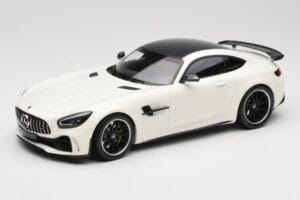 Mercedes AMG GT R C190 Wit Metallic Minichamps 1:18 155036028 Metaal