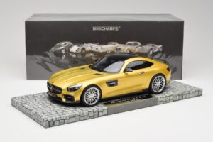 Mercedes Brabus AMG GT S C190 600 Desert Goud Minichamps 1:18 107032522 Metaal — afbeelding 6 van 6