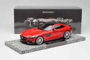 Mercedes Brabus AMG GT S C190 600 Mars Rood Minichamps 1:18 107032521 Metaal — afbeelding 6 van 6