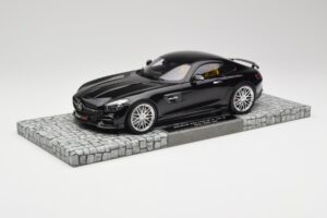 Mercedes Brabus AMG GT S C190 Obsidian Zwart Minichamps 1:18 107032520 Metaal