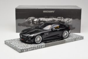 Mercedes Brabus AMG GT S C190 Obsidian Zwart Minichamps 1:18 107032520 Metaal — afbeelding 6 van 6