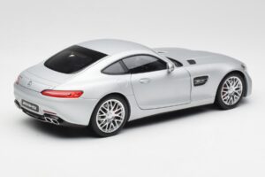 Mercedes AMG GT S C190 Designo Iridium Zilver Magno Norev 1:18 B66960485 Metaal — afbeelding 3 van 8