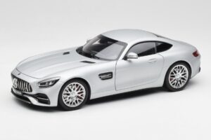 Mercedes AMG GT S C190 Designo Iridium Zilver Magno Norev 1:18 B66960485 Metaal